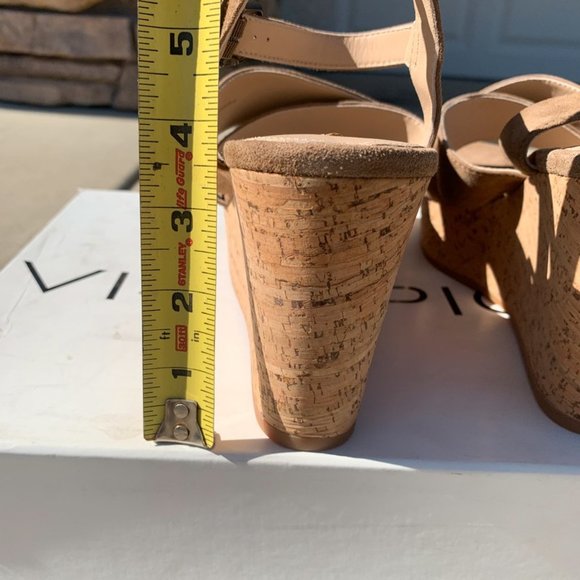 Via Spiga Kendall Brown Wedge Sandal - Picture 5 of 5